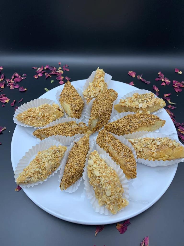 We are one of the most popular Moroccan traditional pastries in Marakesh, Morocco since 1941. We are sharing the taste of Morocco through the moroccan cuisine. We are selling the best and most authentic Moroccan cookies, Moroccan sweets, Moroccan desserts.Such as Chebakya, ghriba, gazelle horns, fekkas, briwat, Mhancha